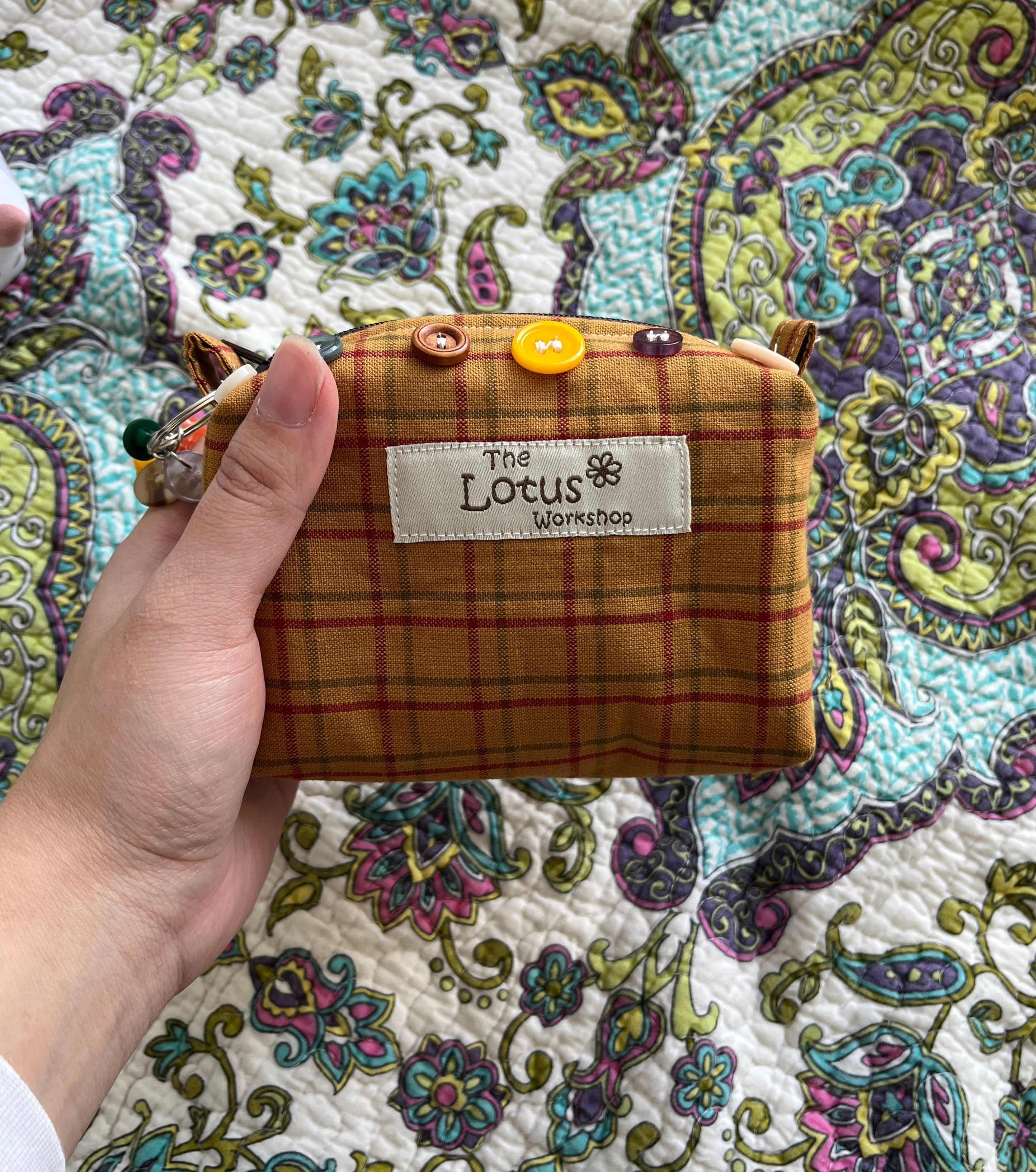 Mini Button Keychain Pouches