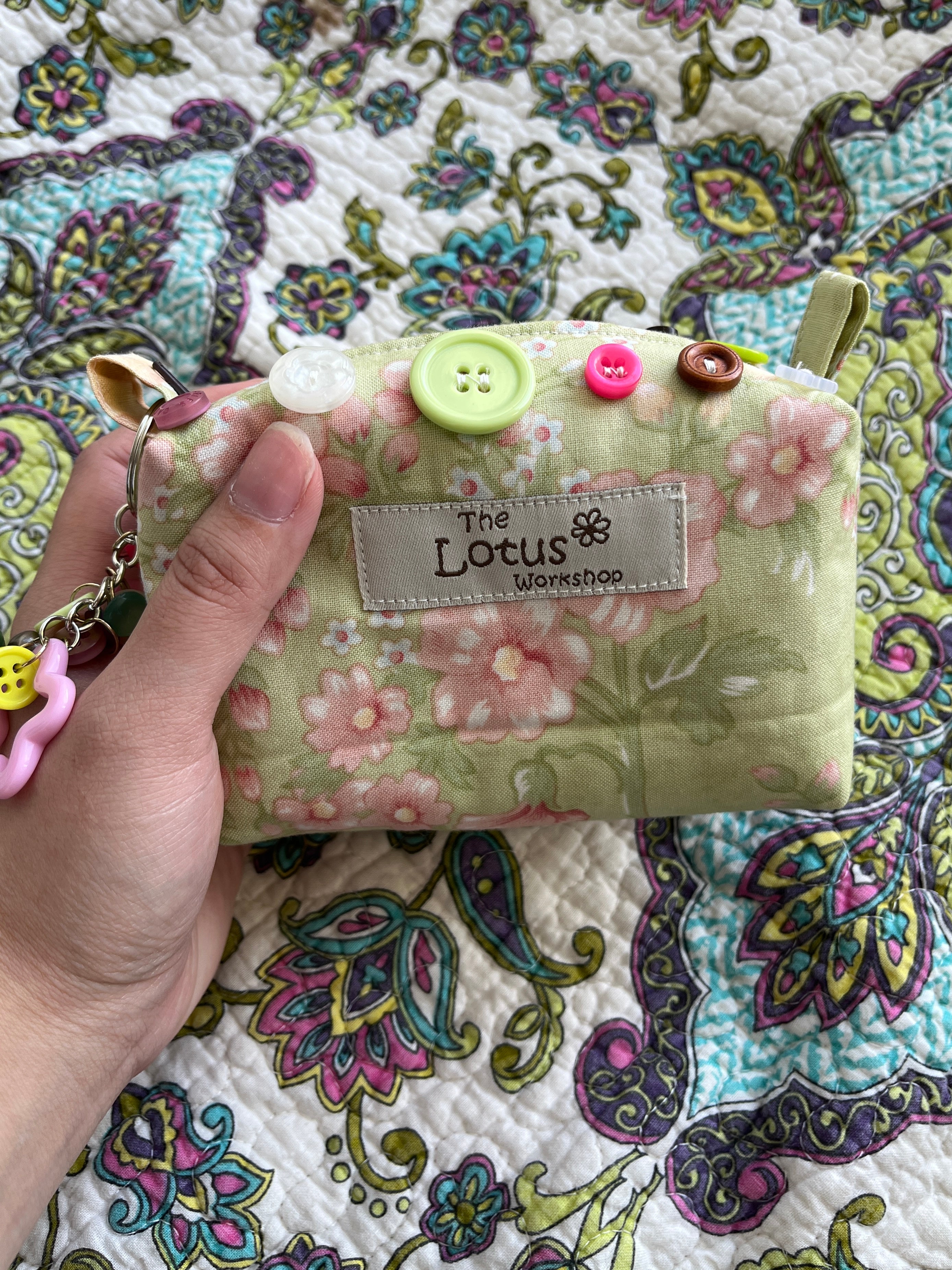 Mini Button Keychain Pouches