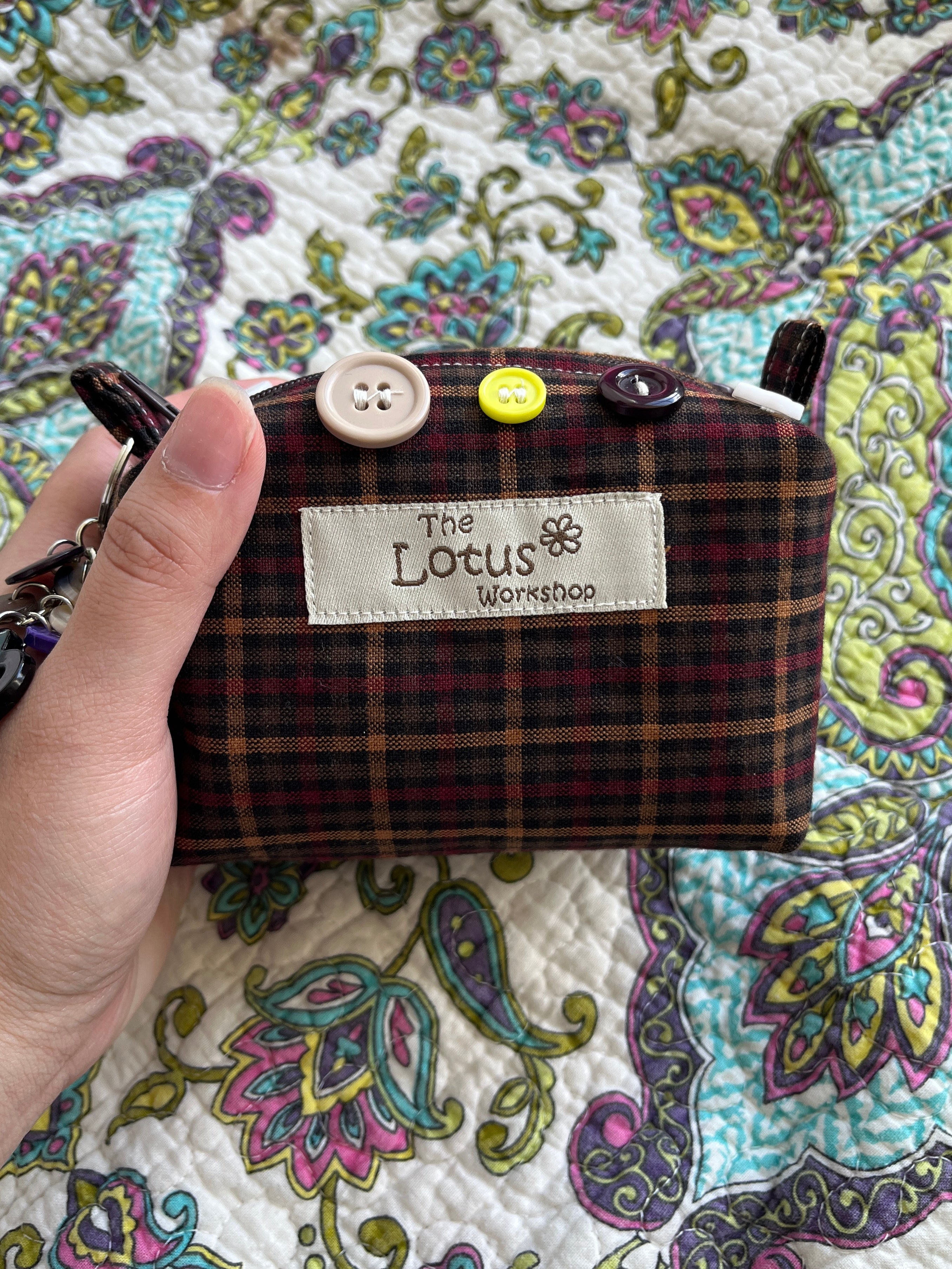 Mini Button Keychain Pouches