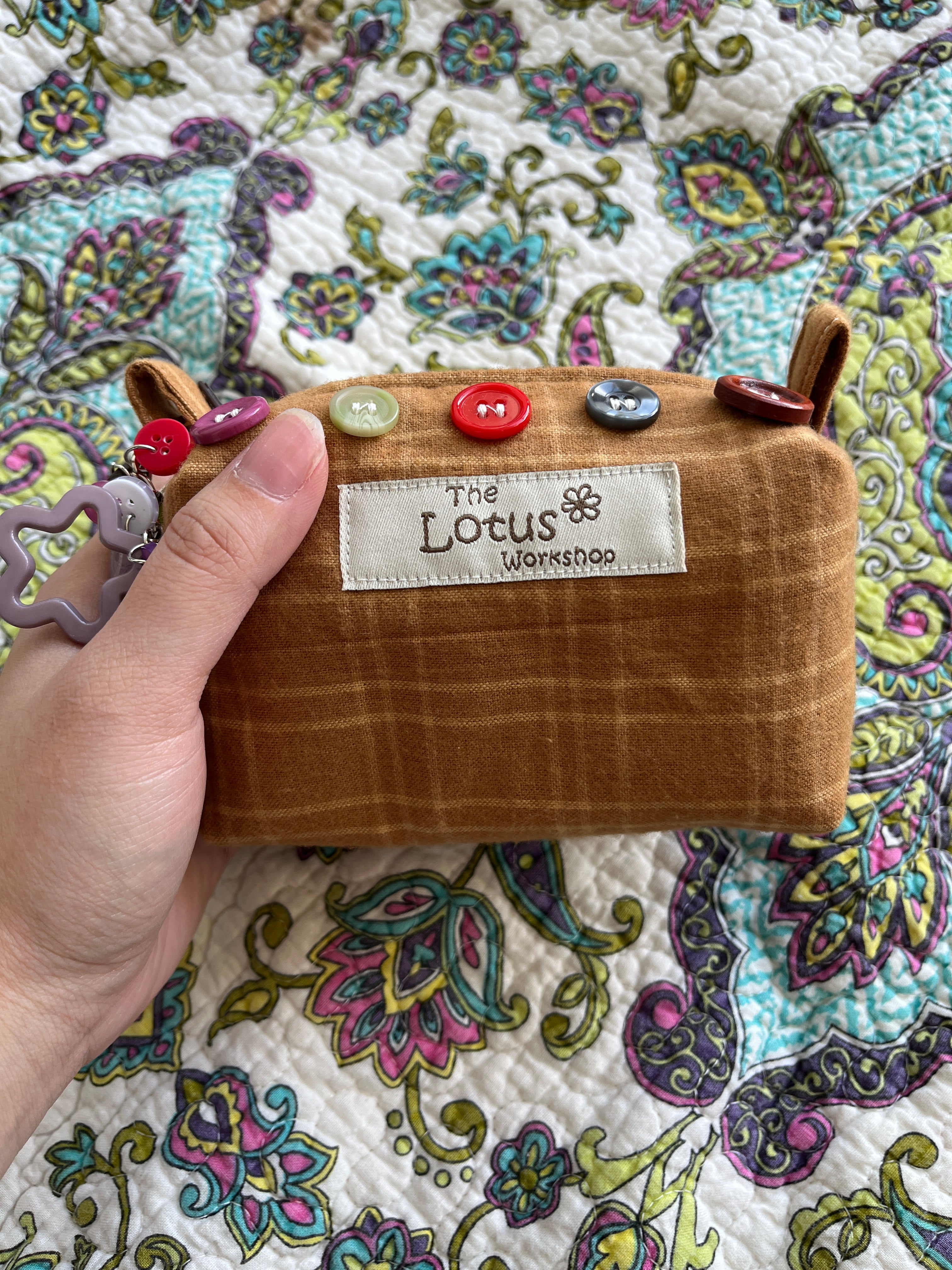 Mini Button Keychain Pouches